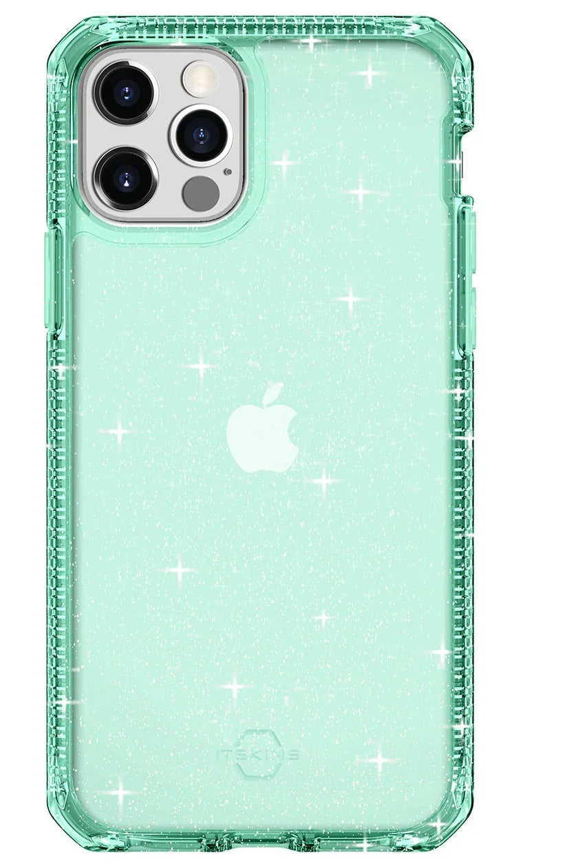 Itskins Hybrid Spark iPhone 12 & 12 Pro Case - Tiffany Green - Tashqila Itskins Hybrid Spark iPhone 12 & 12 Pro Case - Tiffany Green - Tashqila